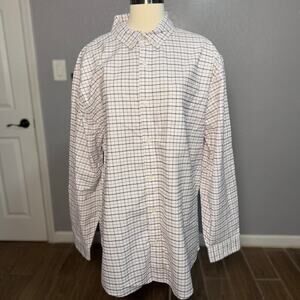 Free Assembly Long Sleeve Oxford Shirt, 3XL